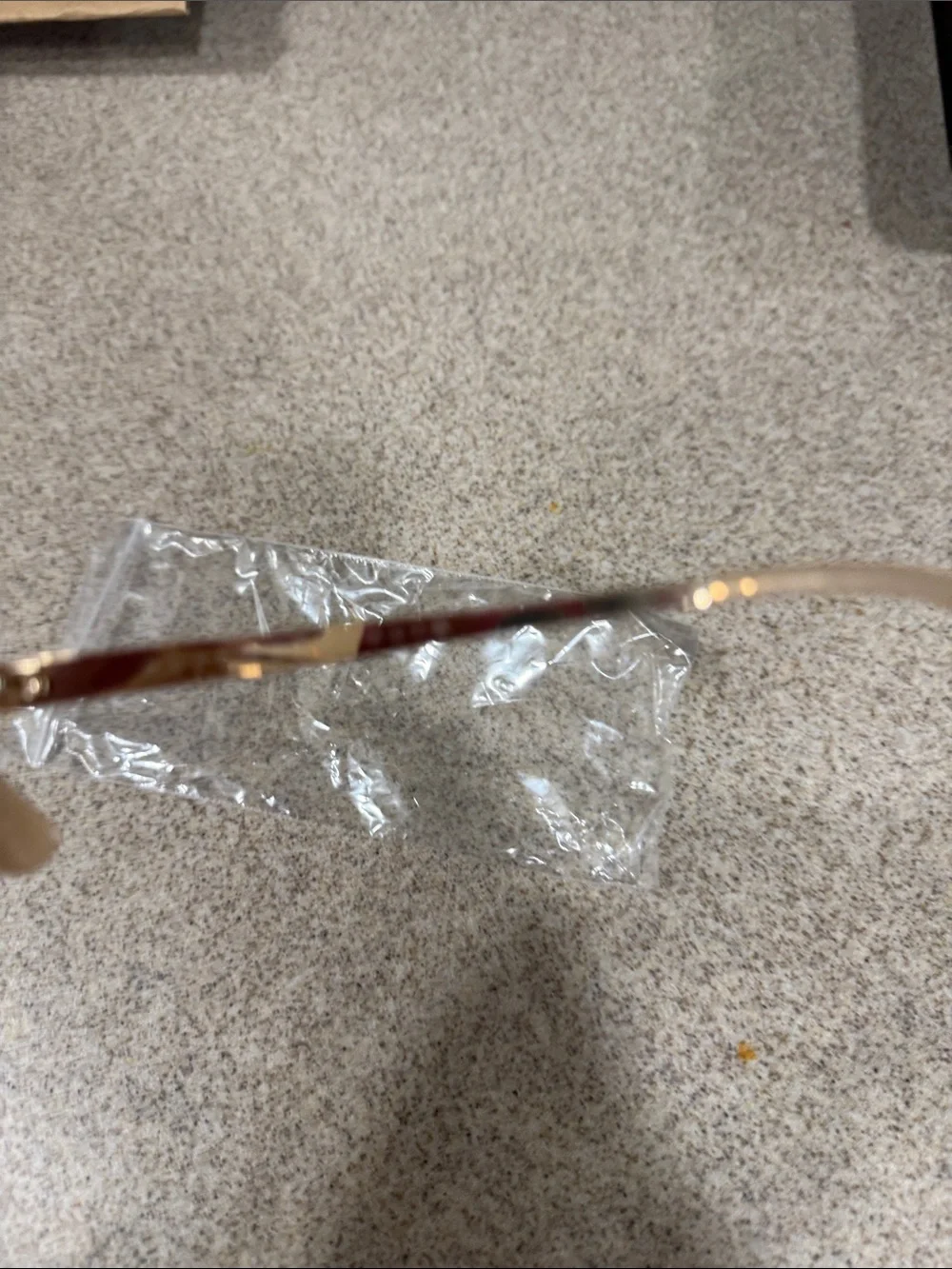 Quay Australia Transparent Nude Square Blue Light Eyewear